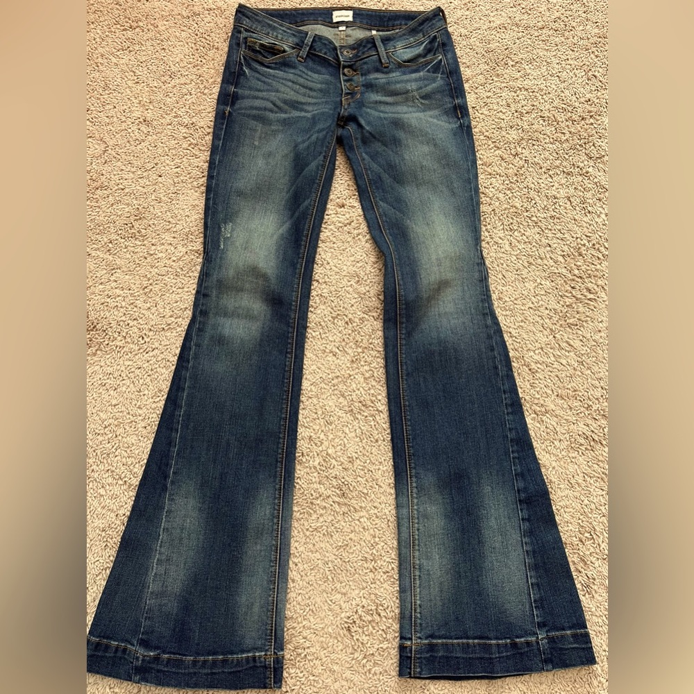 Sneak Peek Indigo Wide Leg Jeans